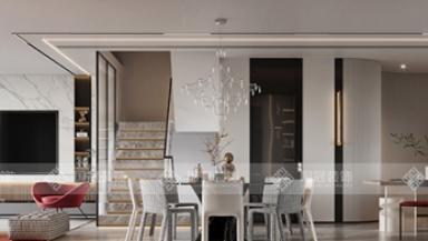 涵碧?紫金墅（現(xiàn)代輕奢）—國冠裝飾